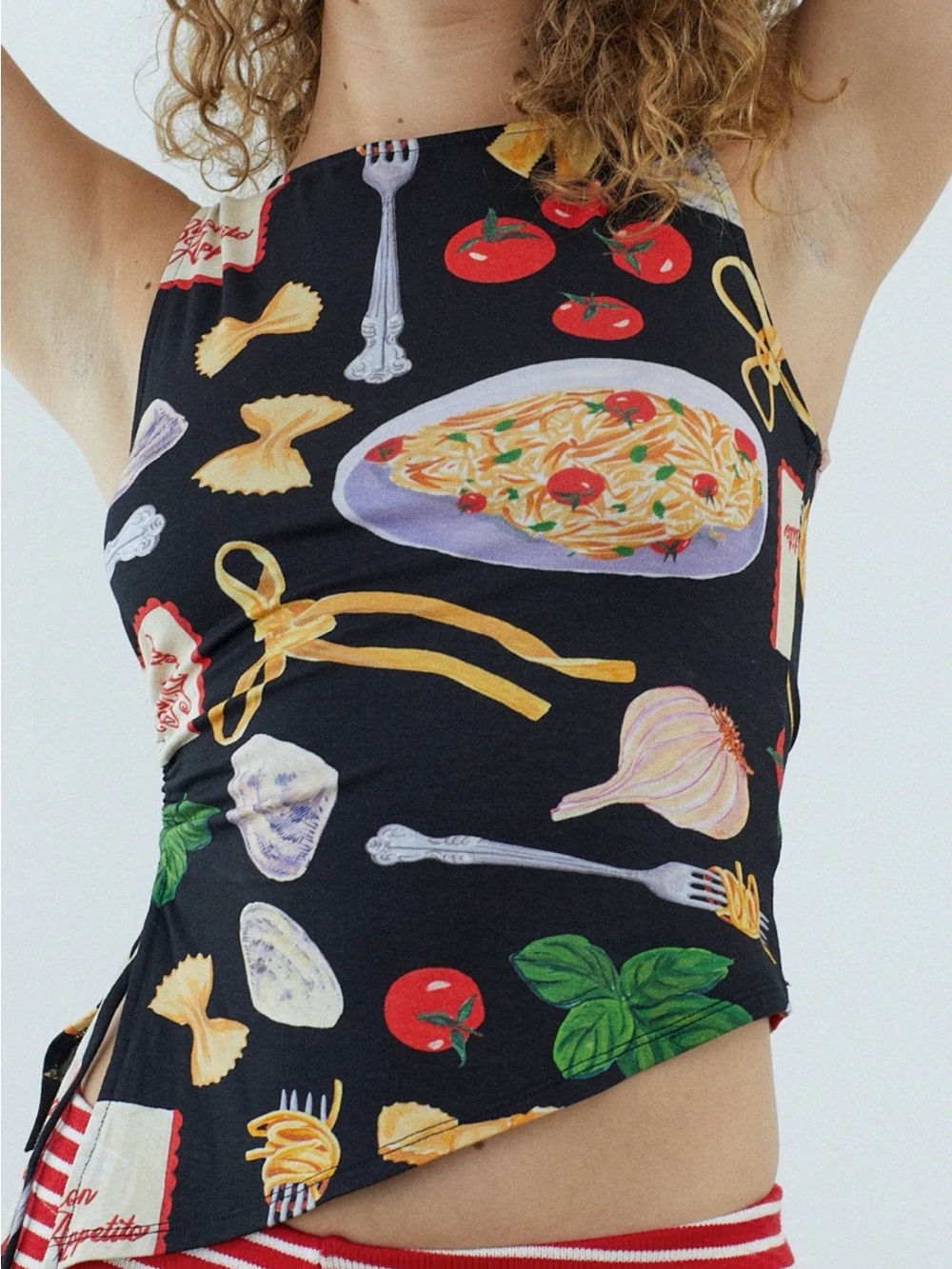 Erin Tank LISA SAYS GAH - Buon Appetito Black L - Picture 2 of 12